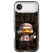 Coffee Duck Tough Cases For Apple iPhone (17, 16, 15, 14, 13, 12, 11, X, SE, 8, 7/ Air, Plus, Pro, Max, Mini, XR, XS), Print in USA