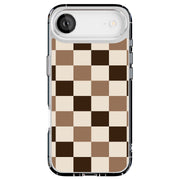 Coffee Checker Tough Cases For Apple iPhone (17, 16, 15, 14, 13, 12, 11, X, SE, 8, 7/ Air, Plus, Pro, Max, Mini, XR, XS), Print in USA