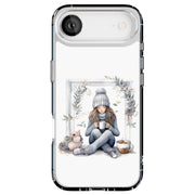 Winter Girl Tough Cases For Apple iPhone (17, 16, 15, 14, 13, 12, 11, X, SE, 8, 7/ Air, Plus, Pro, Max, Mini, XR, XS), Print in USA