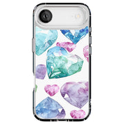 Heart Diamond 1 Tough Cases For Apple iPhone (17, 16, 15, 14, 13, 12, 11, X, SE, 8, 7/ Air, Plus, Pro, Max, Mini, XR, XS), Print in USA