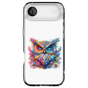 Gems Flower Owl Tough Cases For Apple iPhone (17, 16, 15, 14, 13, 12, 11, X, SE, 8, 7/ Air, Plus, Pro, Max, Mini, XR, XS), Print in USA