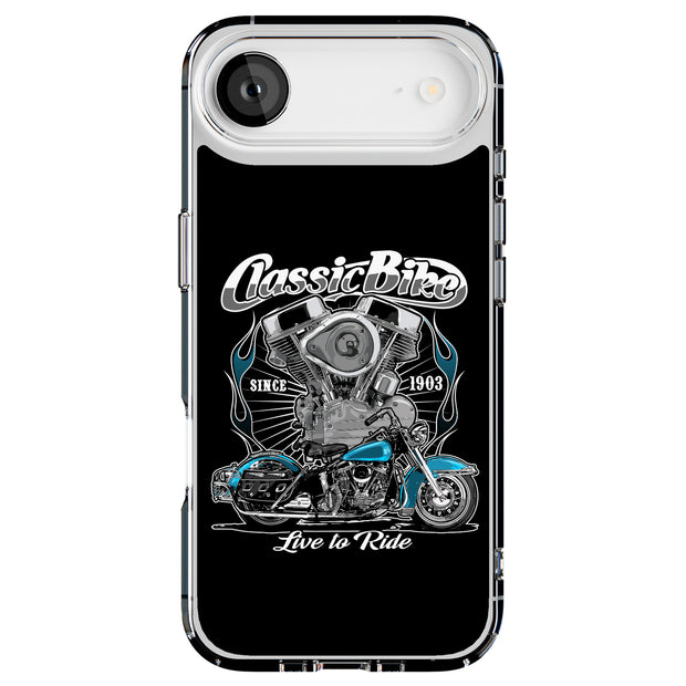 Old Motorbike 1 Tough Cases For Apple iPhone (17, 16, 15, 14, 13, 12, 11, X, SE, 8, 7/ Air, Plus, Pro, Max, Mini, XR, XS), Print in USA