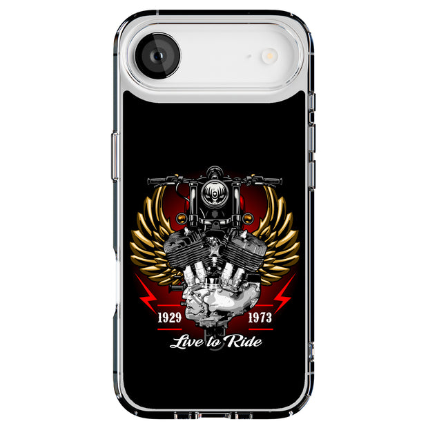 Old Motorbike 3 Tough Cases For Apple iPhone (17, 16, 15, 14, 13, 12, 11, X, SE, 8, 7/ Air, Plus, Pro, Max, Mini, XR, XS), Print in USA