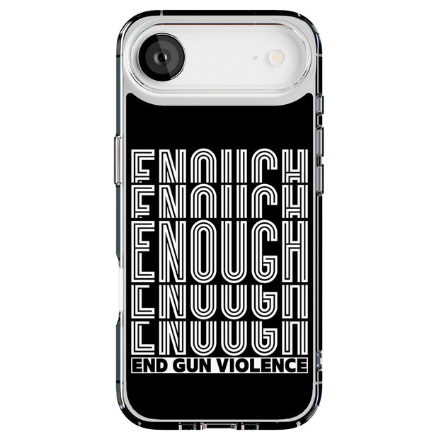 End Gun Violence Tough Cases For Apple iPhone (17, 16, 15, 14, 13, 12, 11, X, SE, 8, 7/ Air, Plus, Pro, Max, Mini, XR, XS), Print in USA