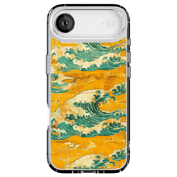 Japanese Wave 5 Tough Cases For Apple iPhone (17, 16, 15, 14, 13, 12, 11, X, SE, 8, 7/ Air, Plus, Pro, Max, Mini, XR, XS), Print in USA