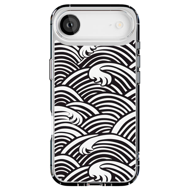 Japanese Wave 7 Tough Cases For Apple iPhone (17, 16, 15, 14, 13, 12, 11, X, SE, 8, 7/ Air, Plus, Pro, Max, Mini, XR, XS), Print in USA