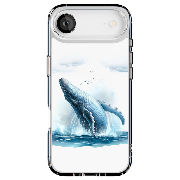 Humpback Whale2 Tough Cases For Apple iPhone (17, 16, 15, 14, 13, 12, 11, X, SE, 8, 7/ Air, Plus, Pro, Max, Mini, XR, XS), Print in USA