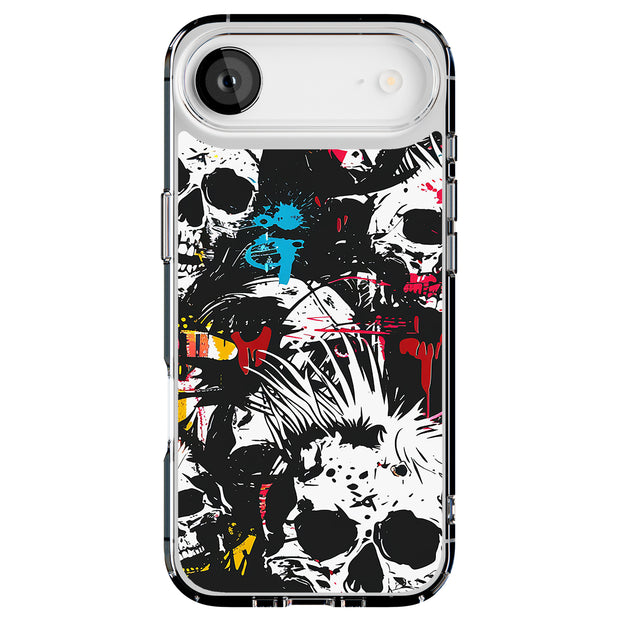 Punk Skulls 1 Tough Cases For Apple iPhone (17, 16, 15, 14, 13, 12, 11, X, SE, 8, 7/ Air, Plus, Pro, Max, Mini, XR, XS), Print in USA