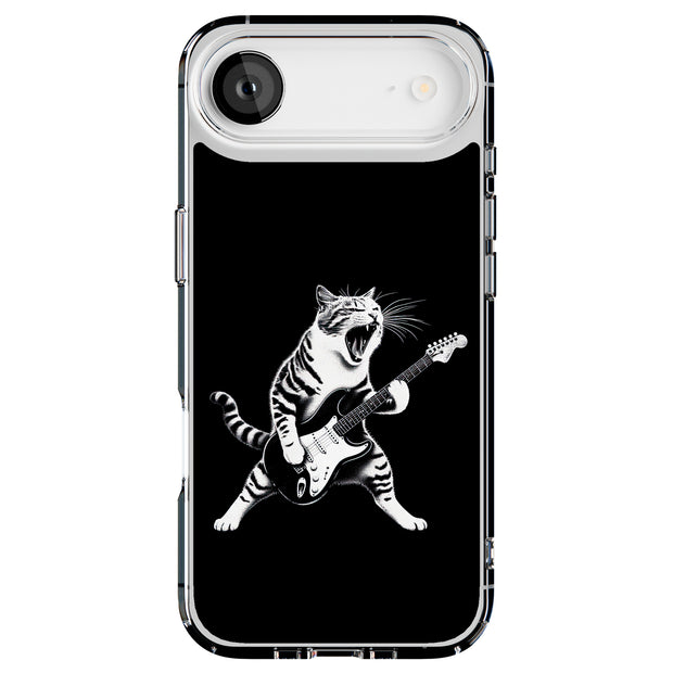 Cat Rock Roll 1 Tough Cases For Apple iPhone (17, 16, 15, 14, 13, 12, 11, X, SE, 8, 7/ Air, Plus, Pro, Max, Mini, XR, XS), Print in USA