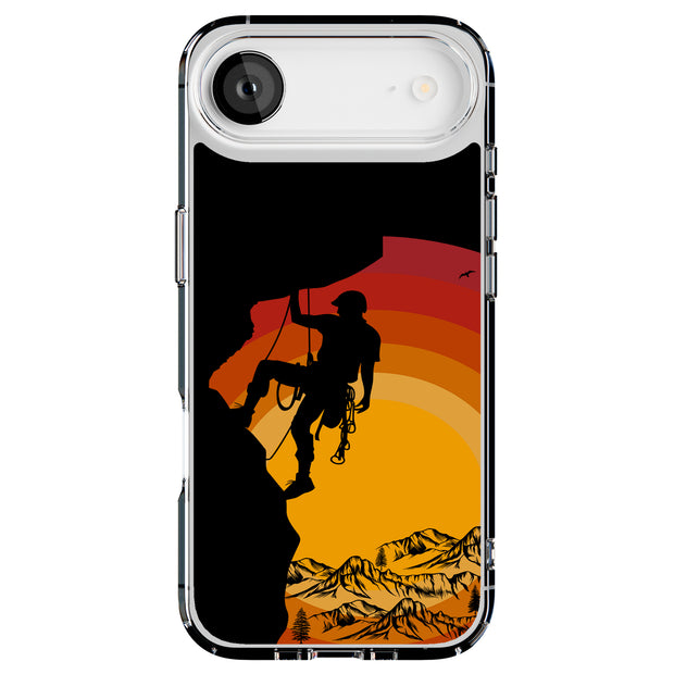 Rock Climber 1 Tough Cases For Apple iPhone (17, 16, 15, 14, 13, 12, 11, X, SE, 8, 7/ Air, Plus, Pro, Max, Mini, XR, XS), Print in USA