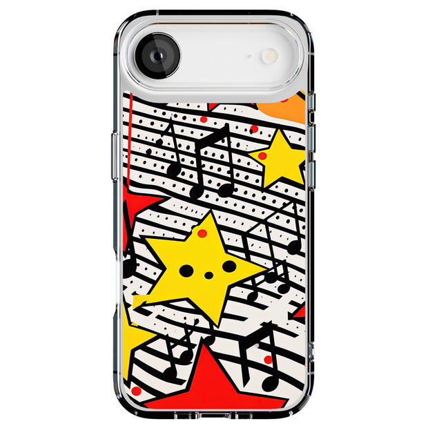 Pop Art Music Tough Cases For Apple iPhone (17, 16, 15, 14, 13, 12, 11, X, SE, 8, 7/ Air, Plus, Pro, Max, Mini, XR, XS), Print in USA
