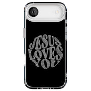 Jesus Love U 5 Tough Cases For Apple iPhone (17, 16, 15, 14, 13, 12, 11, X, SE, 8, 7/ Air, Plus, Pro, Max, Mini, XR, XS), Print in USA