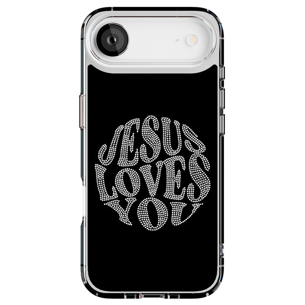 Jesus Love U 5 Tough Cases For Apple iPhone (17, 16, 15, 14, 13, 12, 11, X, SE, 8, 7/ Air, Plus, Pro, Max, Mini, XR, XS), Print in USA