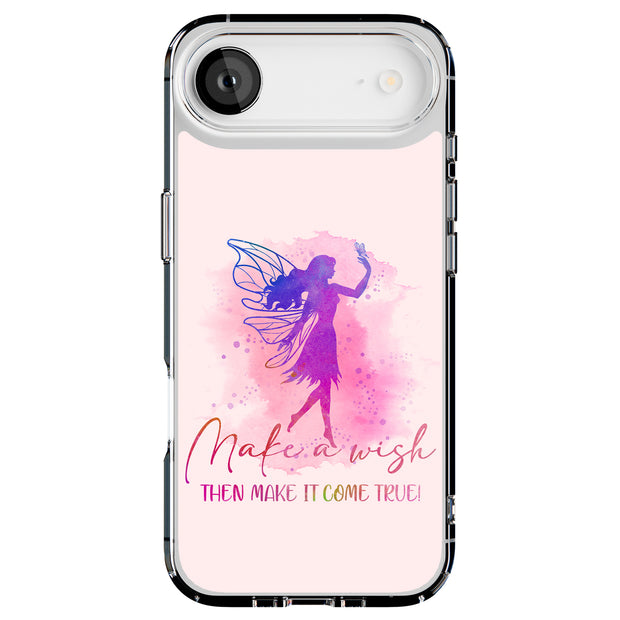 Make Wish Fairy Tough Cases For Apple iPhone (17, 16, 15, 14, 13, 12, 11, X, SE, 8, 7/ Air, Plus, Pro, Max, Mini, XR, XS), Print in USA
