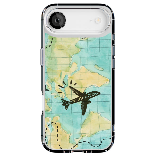 Travel World Tough Cases For Apple iPhone (17, 16, 15, 14, 13, 12, 11, X, SE, 8, 7/ Air, Plus, Pro, Max, Mini, XR, XS), Print in USA