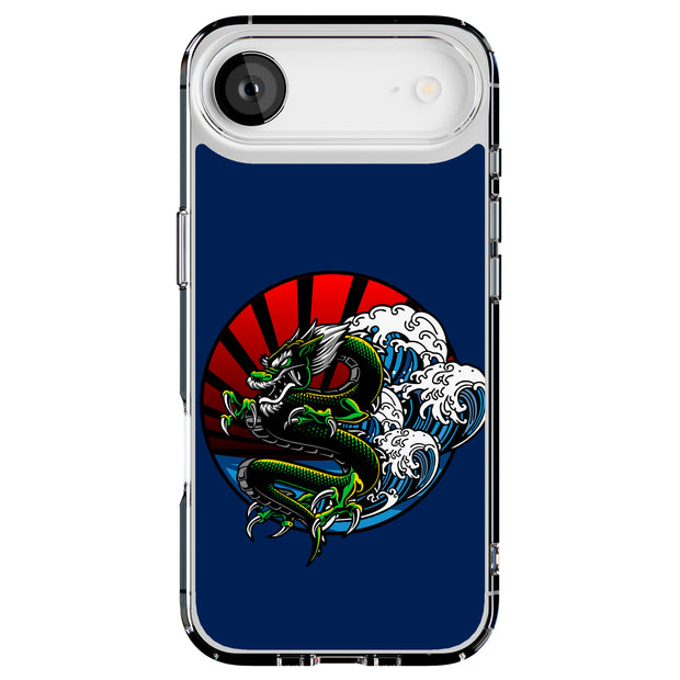Japanese Dragon Tough Cases For Apple iPhone (17, 16, 15, 14, 13, 12, 11, X, SE, 8, 7/ Air, Plus, Pro, Max, Mini, XR, XS), Print in USA