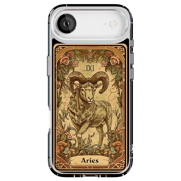 Zodiac Aries Tough Cases For Apple iPhone (17, 16, 15, 14, 13, 12, 11, X, SE, 8, 7/ Air, Plus, Pro, Max, Mini, XR, XS), Print in USA