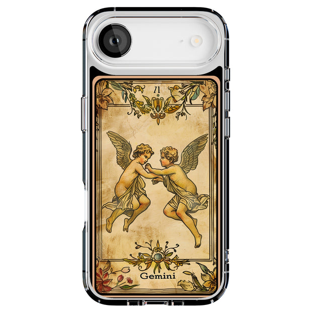 Zodiac Gemini Tough Cases For Apple iPhone (17, 16, 15, 14, 13, 12, 11, X, SE, 8, 7/ Air, Plus, Pro, Max, Mini, XR, XS), Print in USA
