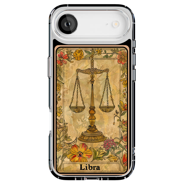 Zodiac Libra Tough Cases For Apple iPhone (17, 16, 15, 14, 13, 12, 11, X, SE, 8, 7/ Air, Plus, Pro, Max, Mini, XR, XS), Print in USA