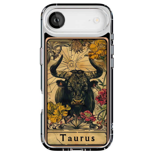 Zodiac Taurus Tough Cases For Apple iPhone (17, 16, 15, 14, 13, 12, 11, X, SE, 8, 7/ Air, Plus, Pro, Max, Mini, XR, XS), Print in USA