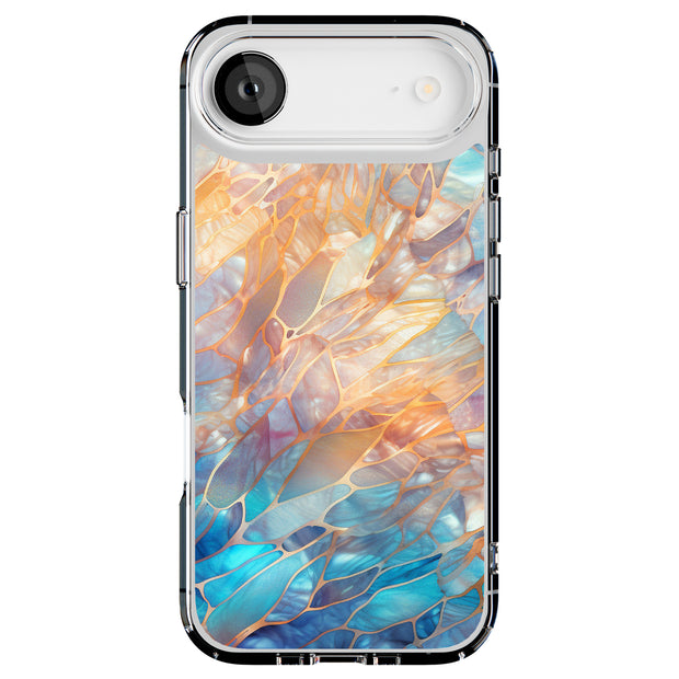 mosaic opal 2 Tough Cases For Apple iPhone (17, 16, 15, 14, 13, 12, 11, X, SE, 8, 7/ Air, Plus, Pro, Max, Mini, XR, XS), Print in USA
