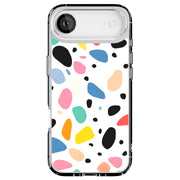 Abstract Color Dots Tough Cases For Apple iPhone (17, 16, 15, 14, 13, 12, 11, X, SE, 8, 7/ Air, Plus, Pro, Max, Mini, XR, XS), Print in USA