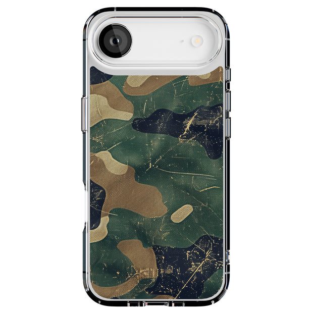Combat Camouflage Tough Cases For Apple iPhone (17, 16, 15, 14, 13, 12, 11, X, SE, 8, 7/ Air, Plus, Pro, Max, Mini, XR, XS), Print in USA