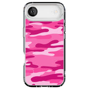 Pink Camouflage Tough Cases For Apple iPhone (17, 16, 15, 14, 13, 12, 11, X, SE, 8, 7/ Air, Plus, Pro, Max, Mini, XR, XS), Print in USA
