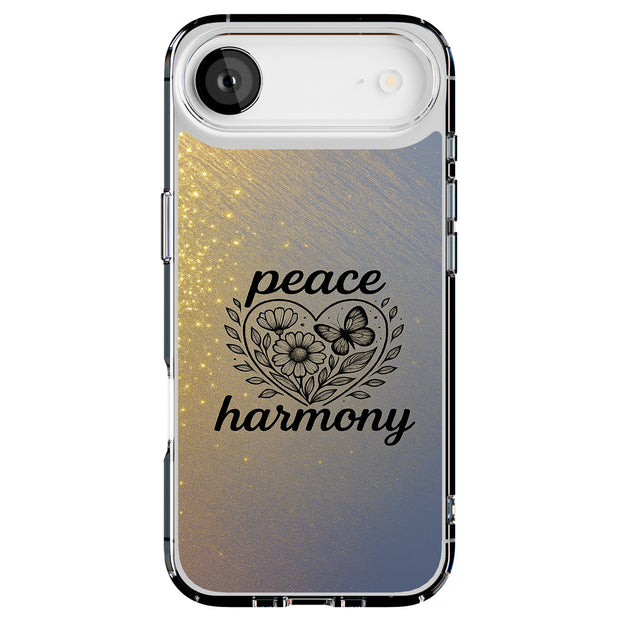 Peace Harmony Tough Cases For Apple iPhone (17, 16, 15, 14, 13, 12, 11, X, SE, 8, 7/ Air, Plus, Pro, Max, Mini, XR, XS), Print in USA