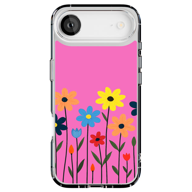 Vivid Wild Flowers Tough Cases For Apple iPhone (17, 16, 15, 14, 13, 12, 11, X, SE, 8, 7/ Air, Plus, Pro, Max, Mini, XR, XS), Print in USA