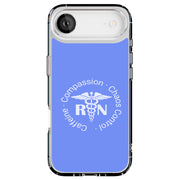 RN Nurse Caffeine Tough Cases For Apple iPhone (17, 16, 15, 14, 13, 12, 11, X, SE, 8, 7/ Air, Plus, Pro, Max, Mini, XR, XS), Print in USA