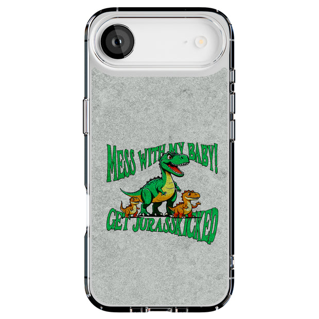 Get Jurasskicked Tough Cases For Apple iPhone (17, 16, 15, 14, 13, 12, 11, X, SE, 8, 7/ Air, Plus, Pro, Max, Mini, XR, XS), Print in USA