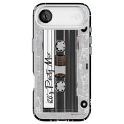 80's Party Cassette Tough Cases For Apple iPhone (17, 16, 15, 14, 13, 12, 11, X, SE, 8, 7/ Air, Plus, Pro, Max, Mini, XR, XS), Print in USA