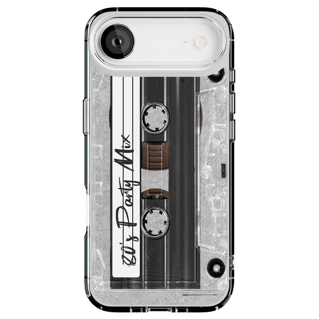 80's Party Cassette Tough Cases For Apple iPhone (17, 16, 15, 14, 13, 12, 11, X, SE, 8, 7/ Air, Plus, Pro, Max, Mini, XR, XS), Print in USA