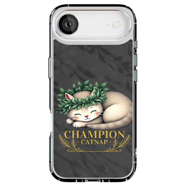 Catnap Champion Tough Cases For Apple iPhone (17, 16, 15, 14, 13, 12, 11, X, SE, 8, 7/ Air, Plus, Pro, Max, Mini, XR, XS), Print in USA