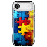Colorful Puzzle Tough Cases For Apple iPhone (17, 16, 15, 14, 13, 12, 11, X, SE, 8, 7/ Air, Plus, Pro, Max, Mini, XR, XS), Print in USA