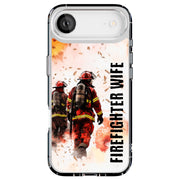 Firefighter Wife Tough Cases For Apple iPhone (17, 16, 15, 14, 13, 12, 11, X, SE, 8, 7/ Air, Plus, Pro, Max, Mini, XR, XS), Print in USA