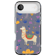 Cacti Llama Tough Cases For Apple iPhone (17, 16, 15, 14, 13, 12, 11, X, SE, 8, 7/ Air, Plus, Pro, Max, Mini, XR, XS), Print in USA