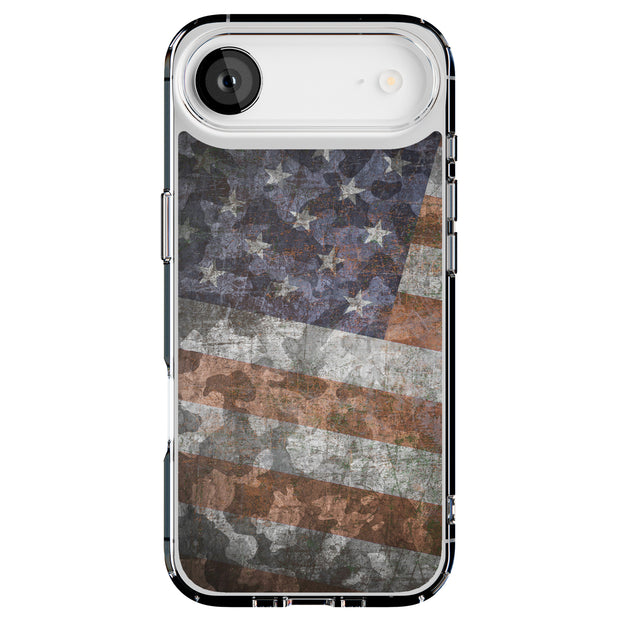 American Flag 2 Tough Cases For Apple iPhone (17, 16, 15, 14, 13, 12, 11, X, SE, 8, 7/ Air, Plus, Pro, Max, Mini, XR, XS), Print in USA