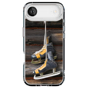Hockey Skates Tough Cases For Apple iPhone (17, 16, 15, 14, 13, 12, 11, X, SE, 8, 7/ Air, Plus, Pro, Max, Mini, XR, XS), Print in USA
