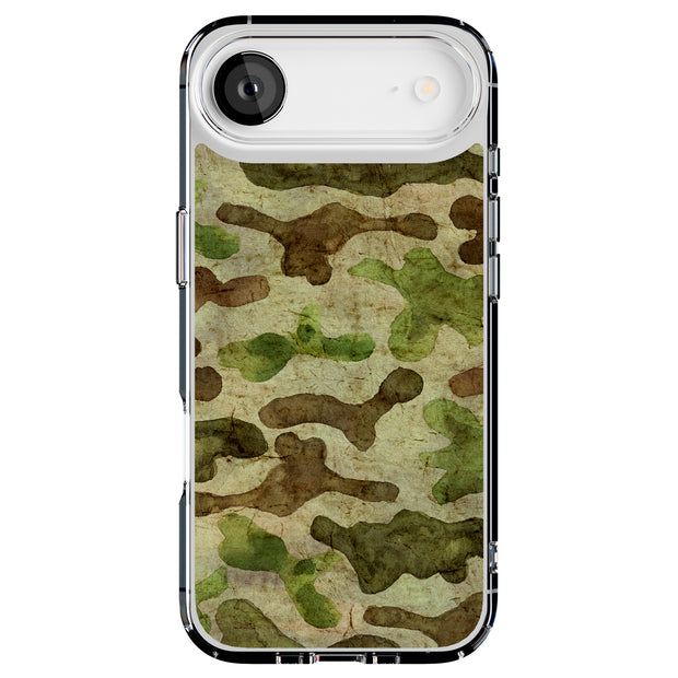 Camouflage Tough Cases For Apple iPhone (17, 16, 15, 14, 13, 12, 11, X, SE, 8, 7/ Air, Plus, Pro, Max, Mini, XR, XS), Print in USA