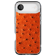 Orange Ostrich Tough Cases For Apple iPhone (17, 16, 15, 14, 13, 12, 11, X, SE, 8, 7/ Air, Plus, Pro, Max, Mini, XR, XS), Print in USA