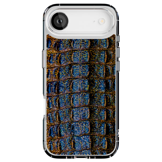Blue Crocodile Tough Cases For Apple iPhone (17, 16, 15, 14, 13, 12, 11, X, SE, 8, 7/ Air, Plus, Pro, Max, Mini, XR, XS), Print in USA
