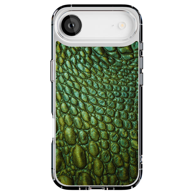 Satin Crocodile Tough Cases For Apple iPhone (17, 16, 15, 14, 13, 12, 11, X, SE, 8, 7/ Air, Plus, Pro, Max, Mini, XR, XS), Print in USA