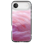 Pink Feather Tough Cases For Apple iPhone (17, 16, 15, 14, 13, 12, 11, X, SE, 8, 7/ Air, Plus, Pro, Max, Mini, XR, XS), Print in USA