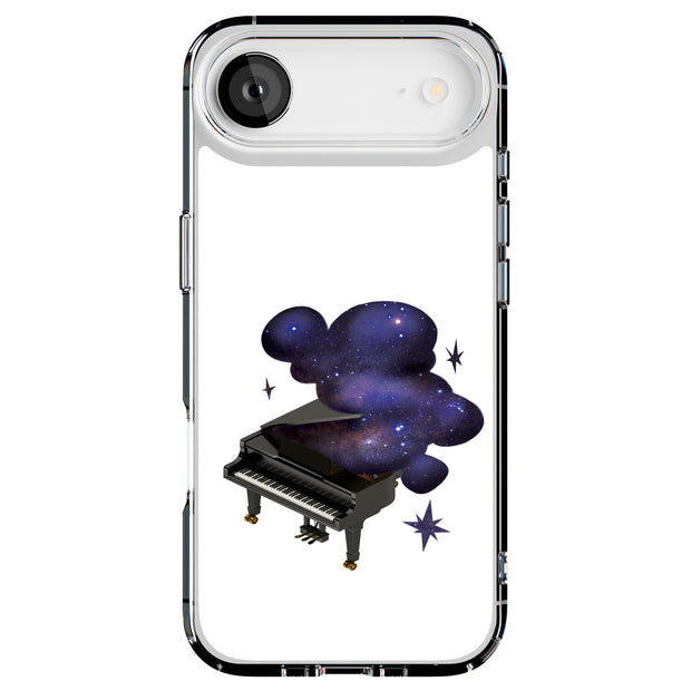 Space Piano Tough Cases For Apple iPhone (17, 16, 15, 14, 13, 12, 11, X, SE, 8, 7/ Air, Plus, Pro, Max, Mini, XR, XS), Print in USA