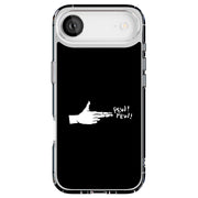 Pew Pew Hand Tough Cases For Apple iPhone (17, 16, 15, 14, 13, 12, 11, X, SE, 8, 7/ Air, Plus, Pro, Max, Mini, XR, XS), Print in USA