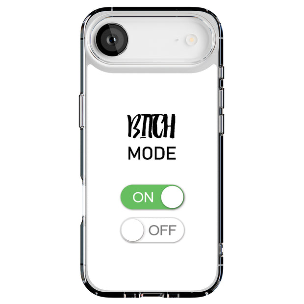Bitch Mode On Tough Cases For Apple iPhone (17, 16, 15, 14, 13, 12, 11, X, SE, 8, 7/ Air, Plus, Pro, Max, Mini, XR, XS), Print in USA
