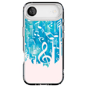 Music Note Tough Cases For Apple iPhone (17, 16, 15, 14, 13, 12, 11, X, SE, 8, 7/ Air, Plus, Pro, Max, Mini, XR, XS), Print in USA