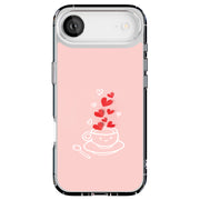 A Cup of Hearts Tough Cases For Apple iPhone (17, 16, 15, 14, 13, 12, 11, X, SE, 8, 7/ Air, Plus, Pro, Max, Mini, XR, XS), Print in USA